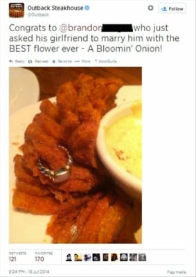 Bawang Bombay Goreng lamaran anti mainstream dengan makanan - Siapa Bilang Makanan Cuman Bisa Ngenyangin Perut? Makanan Juga Bisa Buat Kekasih Langsung "Say Yes" Loh!!