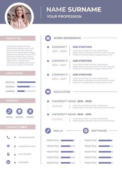 Contoh CV dan Surat Lamaran 11 - Contoh CV dan Surat Lamaran Yang Menarik HRD