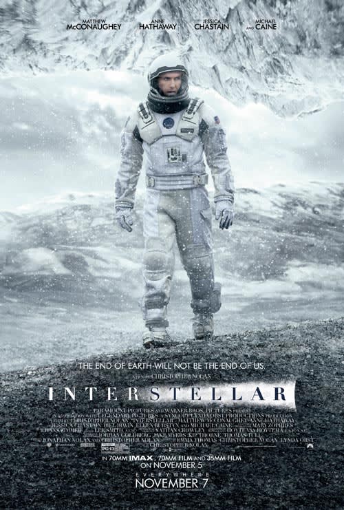 Interstellar 2014 - Rekomendasi Film Sci-Fi Terbaik