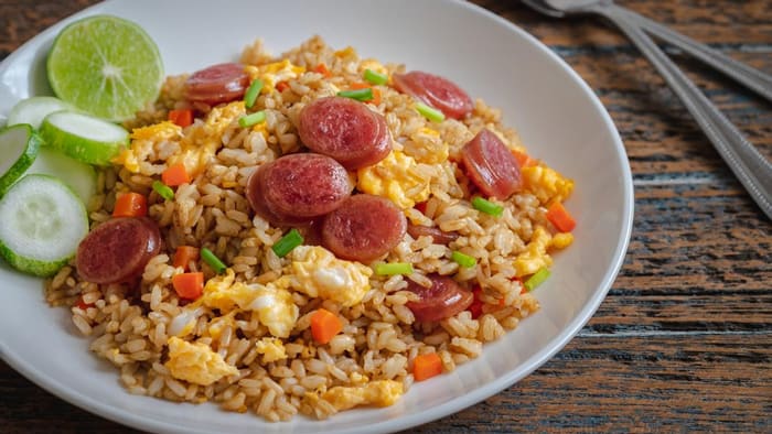 Resep Nasi Goreng Telur Sosis - Resep Nasi Goreng