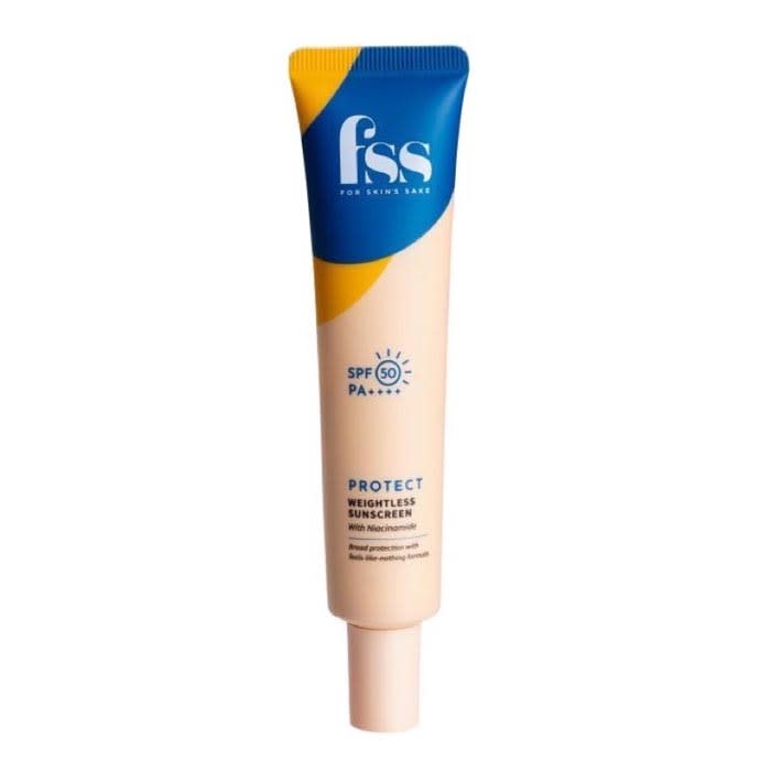 For Skins Sake Weightless Sunscreen SPF 50 PA - Produk Skincare Cocok Untuk Wajah Sensitif