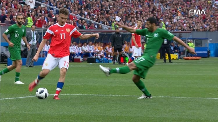 Rusia vs Arab Saudi (5-0), Higlight skill & gol piala dunia 2018
