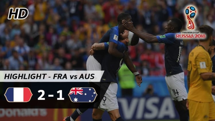 Prancis vs Australia (2-1) Gol & Highlight – Piala Dunia 2018