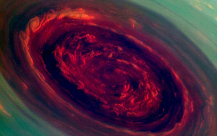 cassini satelit luar angkasa NASA Mawar raksasa di luar angkasa akibat badai di saturnus - Fakta Menarik Misi Cassini, Pesawat Ruang Angkasa NASA Sebelum Berakhir di Saturnus & Bulan