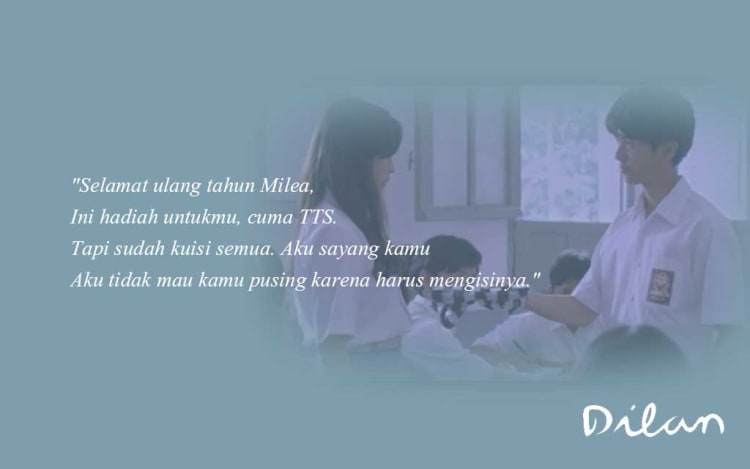 qoute dilan 8 - 20 Quote Dilan Ini Bisa Buat Cewek Klepek-klepek