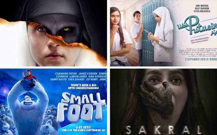 berbagai gilm horor animasi komedi dan sihir yang akan tayang di bioskop bulan september 2018 - Daftar Film Bioskop Terbaru di Bulan September 2018