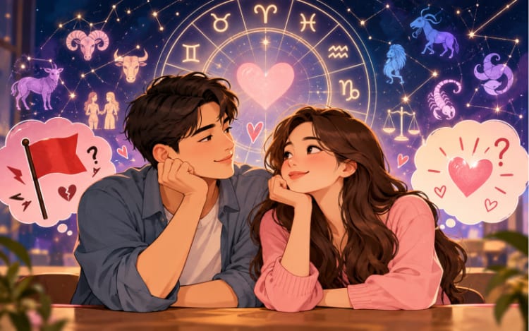 Red Flag atau Bahasa Cinta? Membaca Zodiak Pasangan