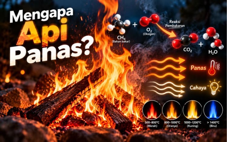Mengapa Api Panas? Ternyata Ini Rahasia Sains di Baliknya
