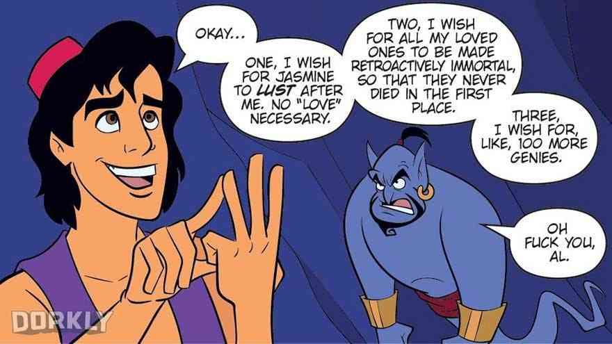 aladin disney - Gokil abis dah jadinya cerita disney, kalo karakter mereka ngambil keputusan yang lebih masuk akal