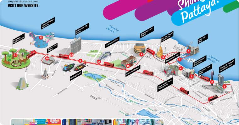 hip on bus map