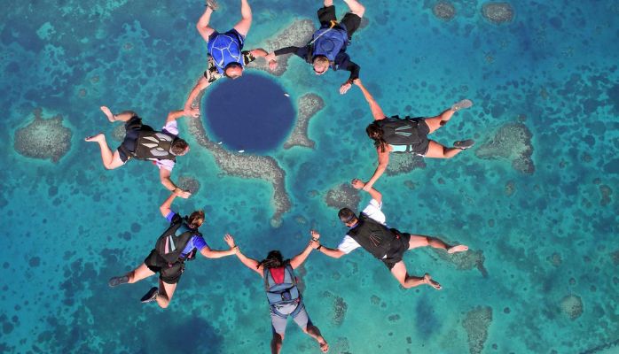 sky diving in pattaya near bangkok