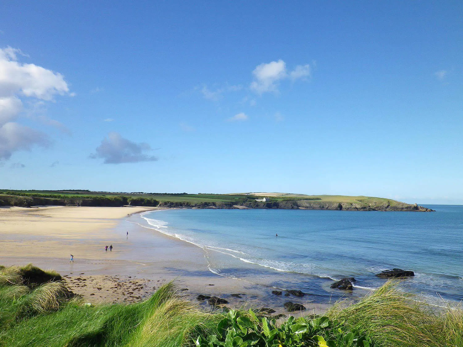 Harlyn Bay Beach in Cornwall