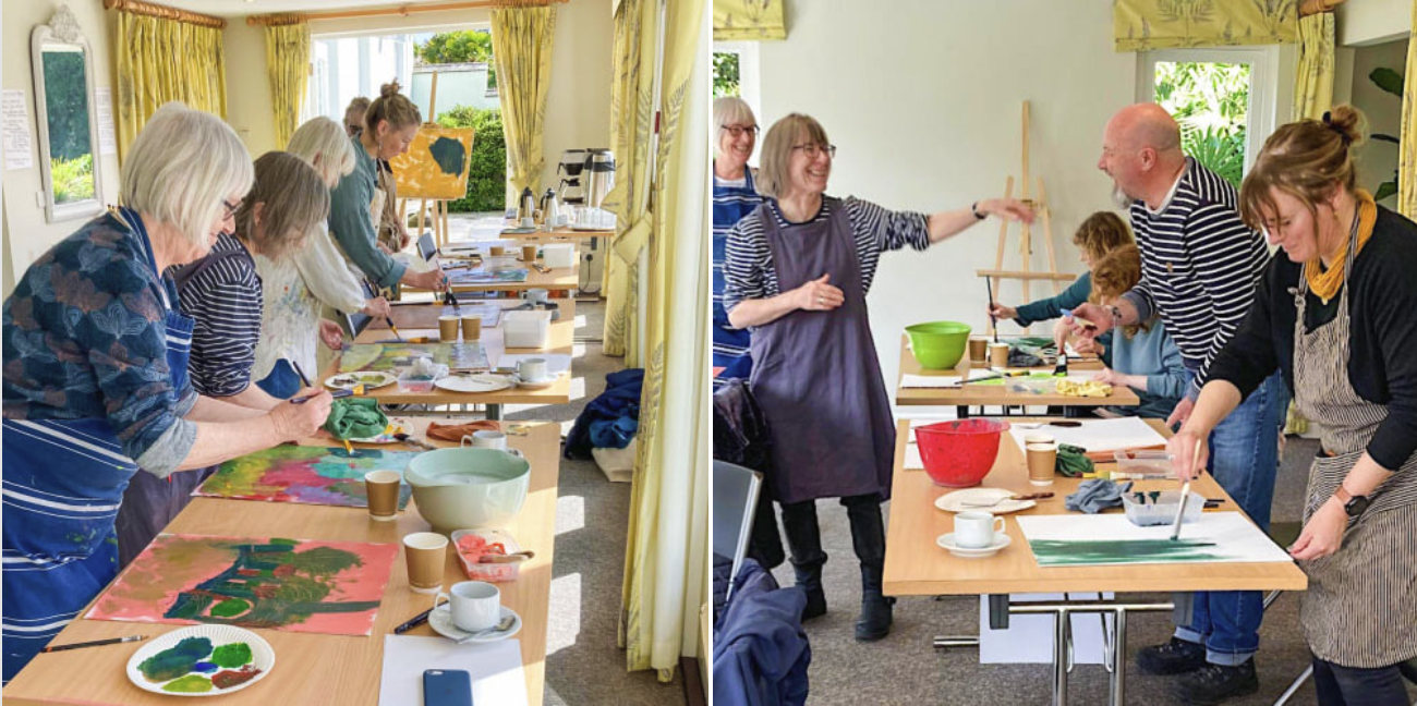 Art workshops at Trebah