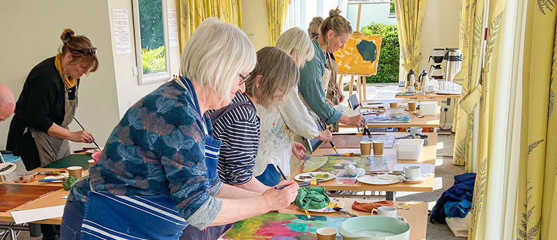 art workshop at trebah