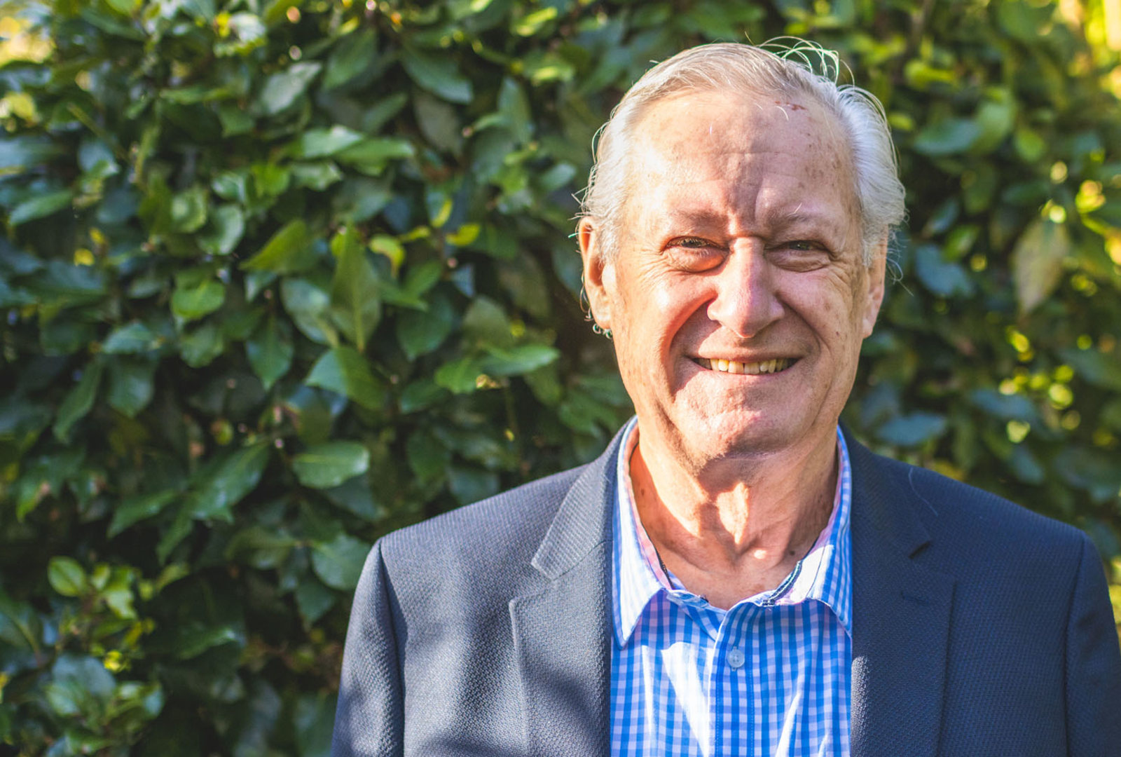 Portrait of Mike Harvey, Trustee at trebah Garden