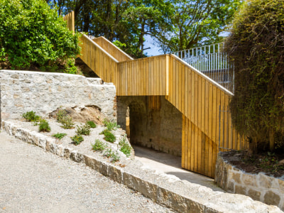 New Beach Access At Trebah