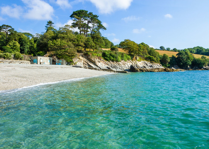 Trebah beach