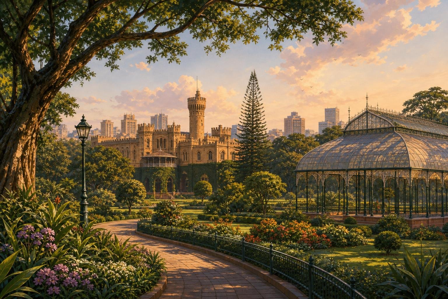 Bengaluru — illustrated landscape