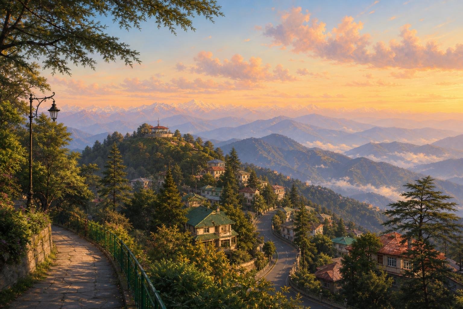 Landour Cantt Mussoorie - 248 179 — illustrated landscape