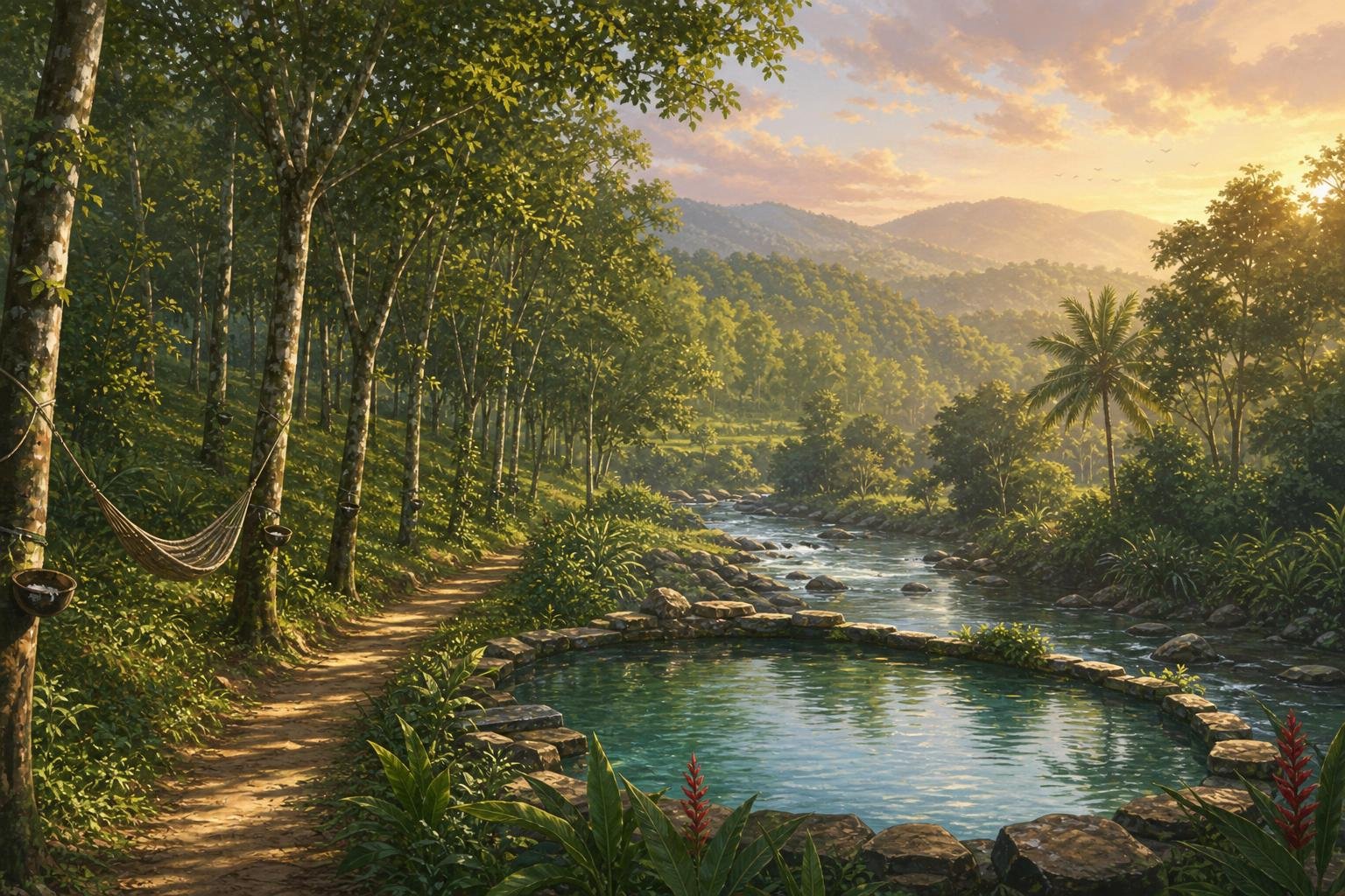Karimannoor, Kodikulam, Kerala — illustrated landscape