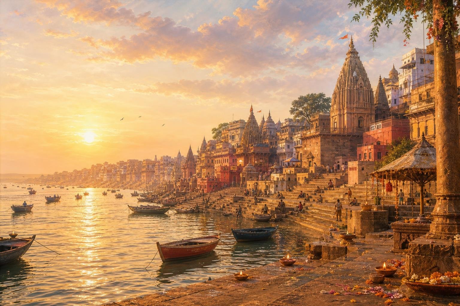 Varanasi — illustrated landscape