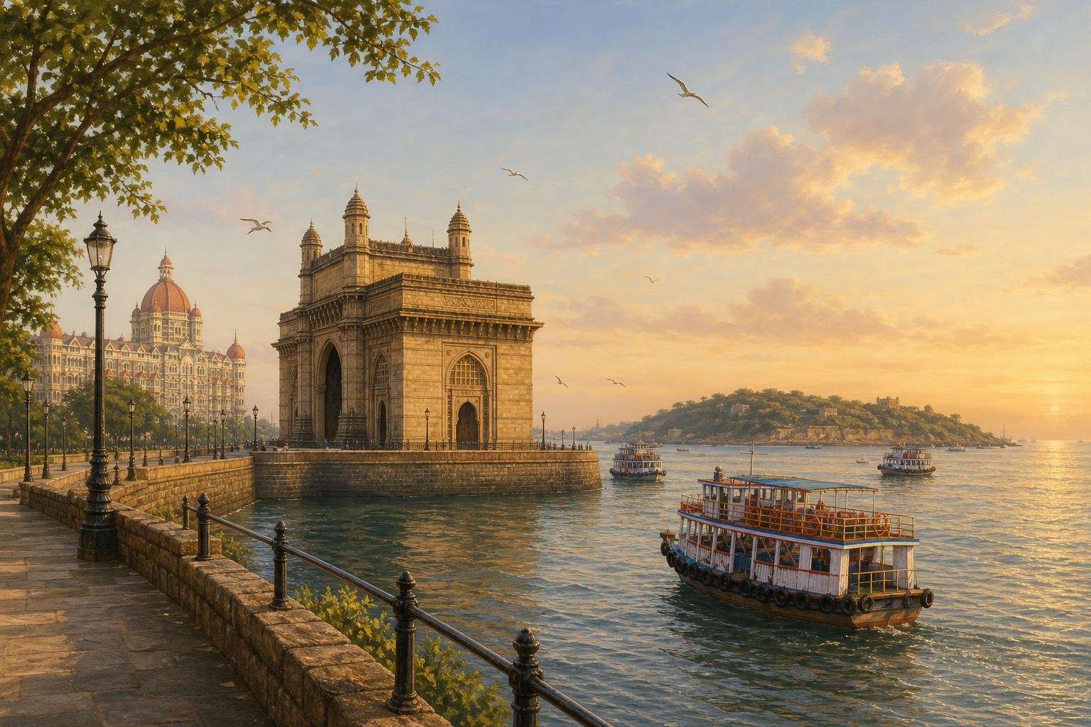 Colaba — illustrated landscape