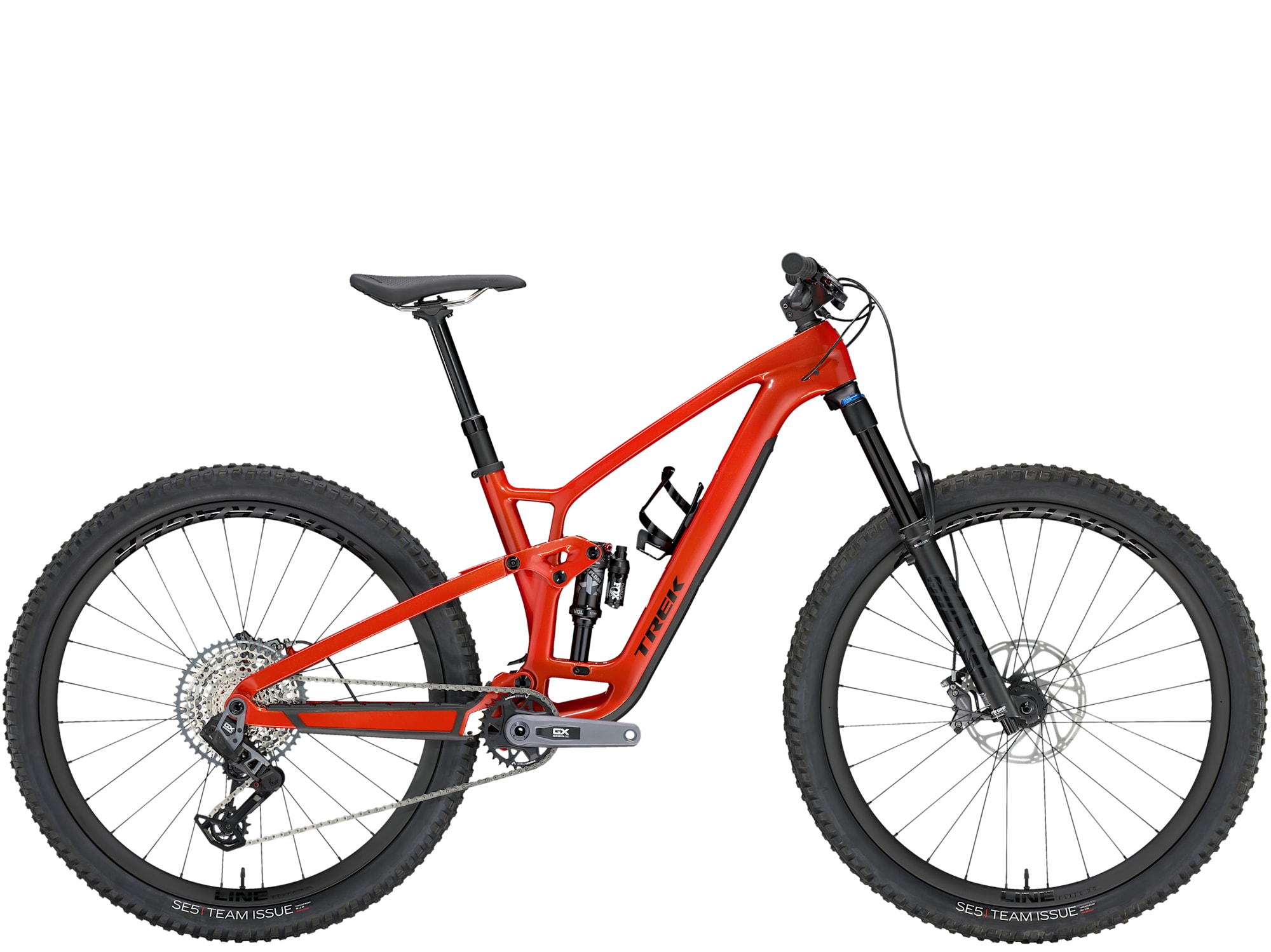 red trek fuel mountain bike