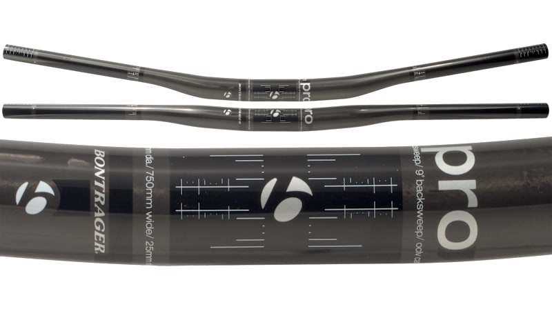 たっくー　Bontrager rhythm Pro カーボンハンドル750 Bontrager Rhythm Pro Carbon 15mm Rise MTB Handlebar - Trek Bikes