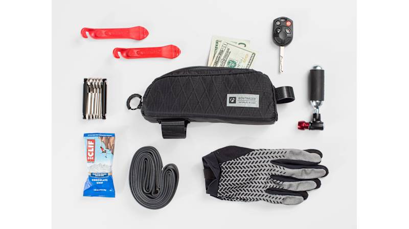 BONTRAGER 防水 ロールトップバッグ Bontrager Adventure Top Tube Bag - Electra Bikes