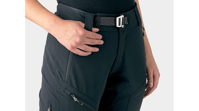 KUTOOK Softshell wandelbroek voor dames, waterdicht, thermische broek voor trekking, skiën, motorrijden, fietsen, ritten, Blauw