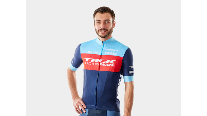 Santini Trek Factory Racing Men's XC Team Replica Cycling Jersey
