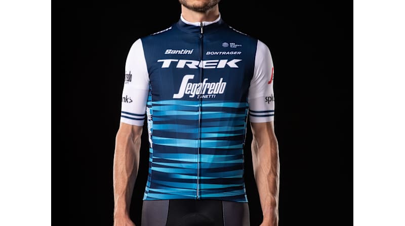 Santini Trek-Segafredo Men's Team Replica Cycling Jersey - Trek Bikes