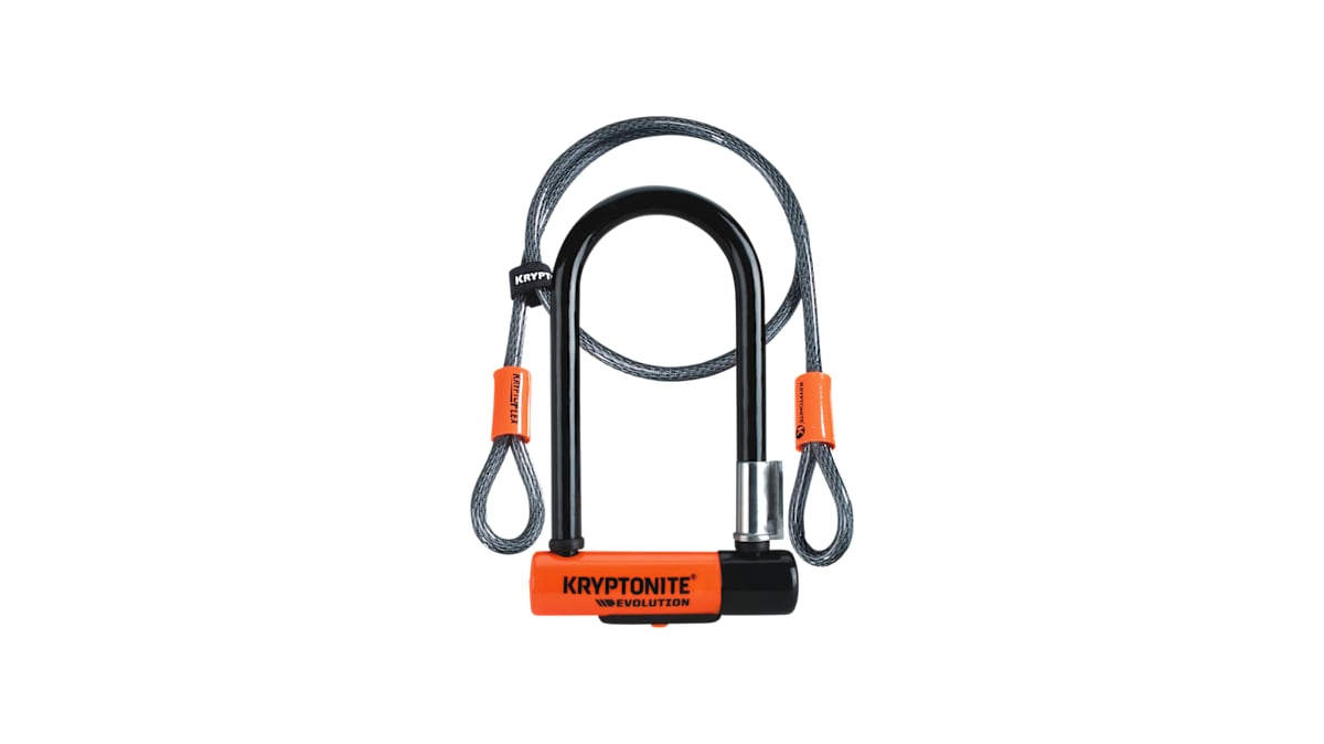 Kryptonite New-U Evolution Mini-7 U-Lock with 4' Flex Cable - Trek