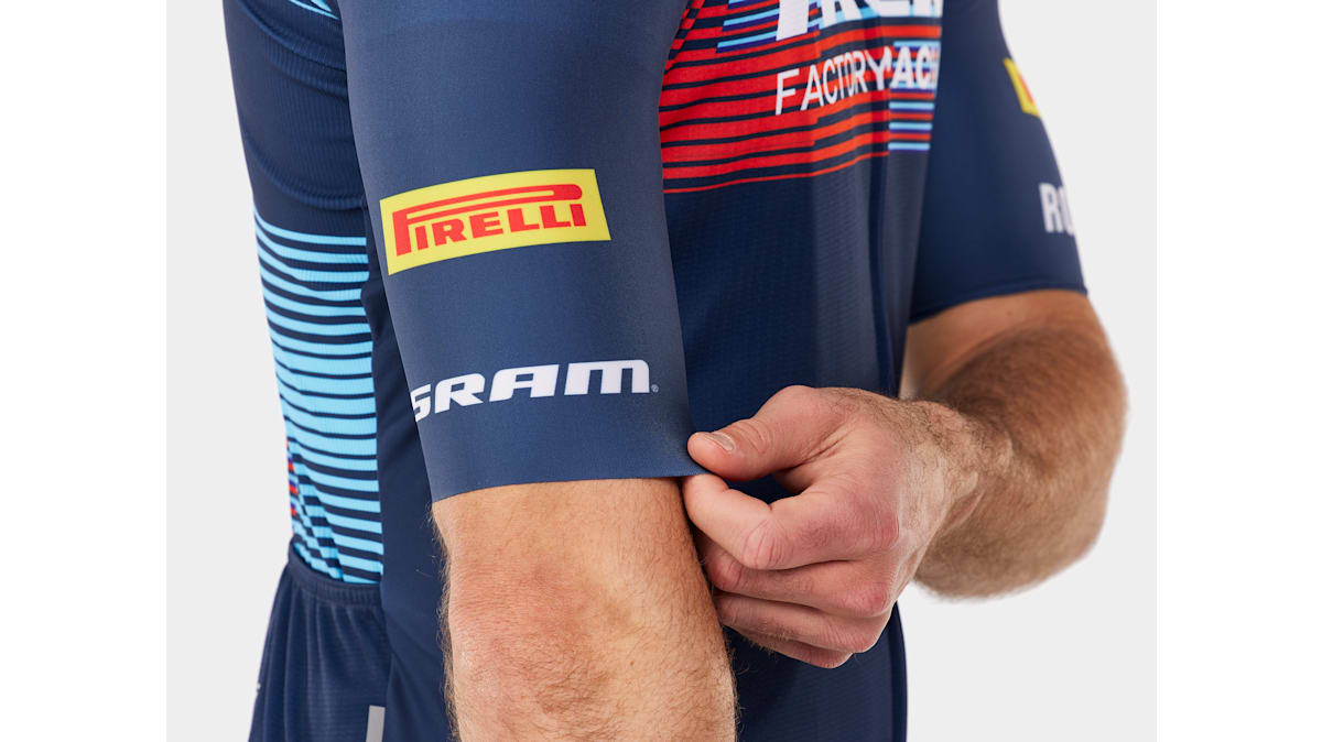 Santini Trek Factory Racing Men's Team Replica Cycling Jersey