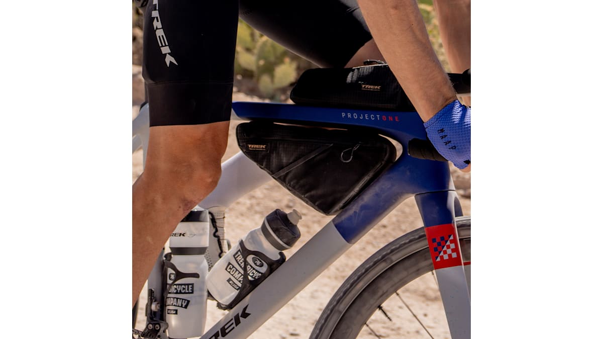 Sacoche Triangle Pour Cadre De Vélo – Tissu Oxford, Légère, Fixations Par Sangles, 18x18x4 Cm - 3