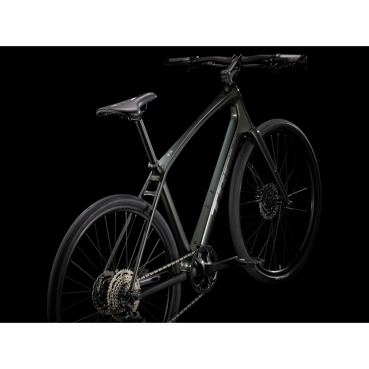 TREK FX4 ボントレガー、カーボン ブラックハンドル　グリップ付き TREK FX4 ボントレガー、カーボン ブラックハンドル グリップ