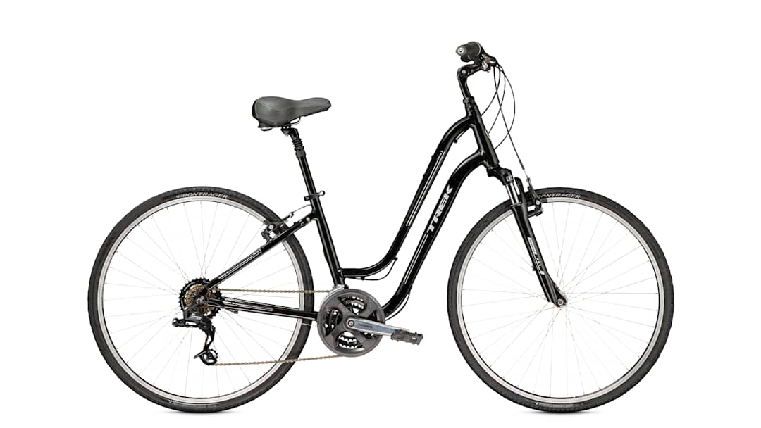 trek womens hybrid bicycles FX 2 Disc The FX 2 Disc is a stylish and versatile hybrid bike with disc brakes that provide powerful braking even when the weather isnt playing along Trek 820 WSD - Village