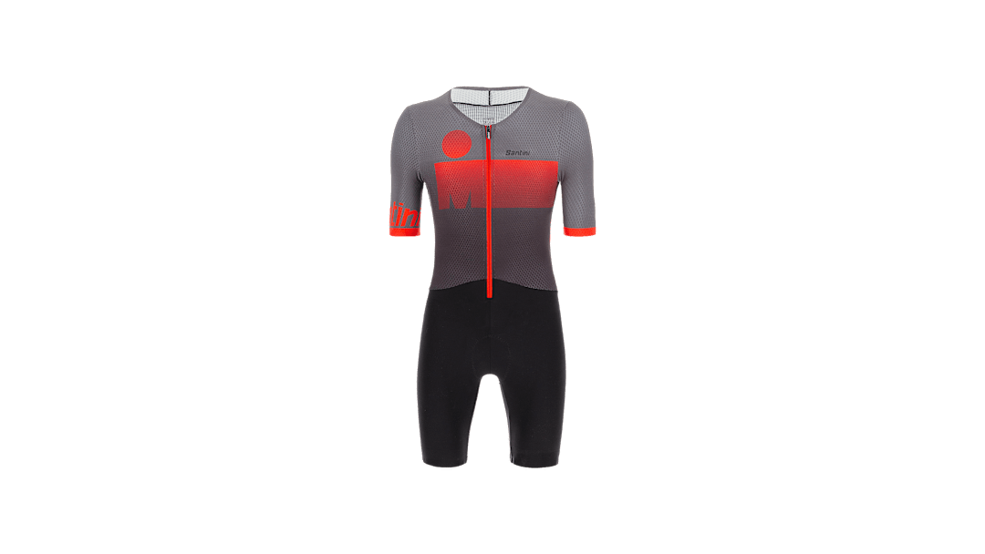 Santini Ironman Audax Men's Short Sleeve Triathlon Suit - Trek Bikes