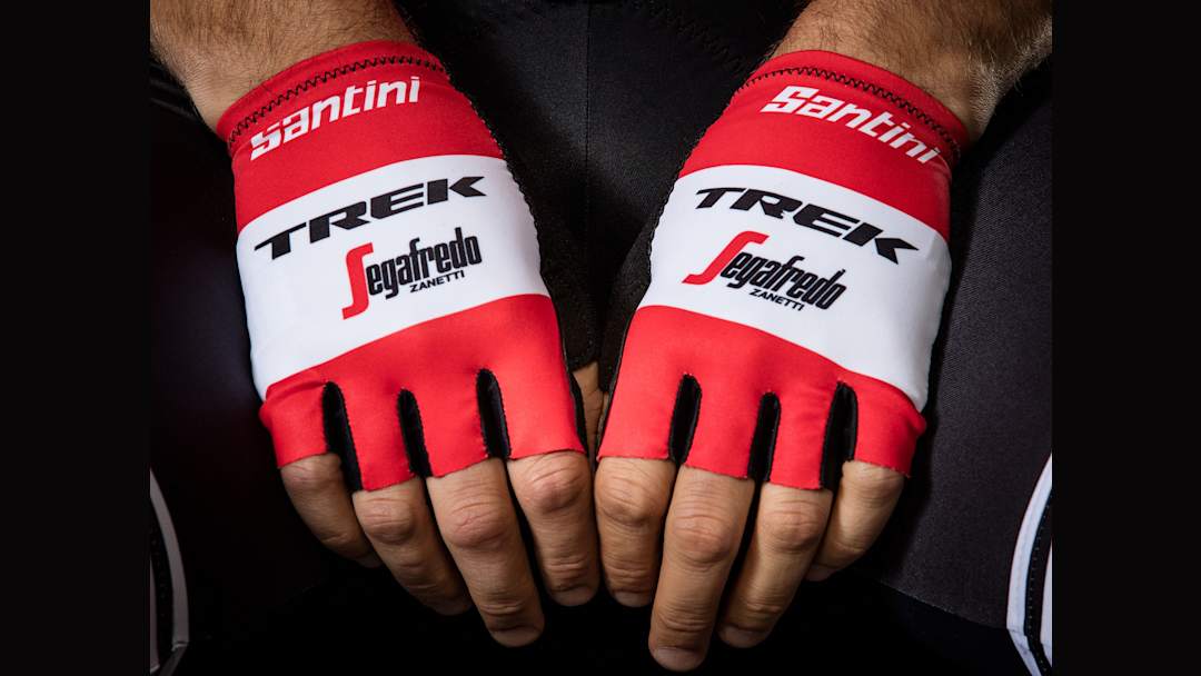 Santini Trek-Segafredo Men's Team Cycling Glove - Trek Bikes
