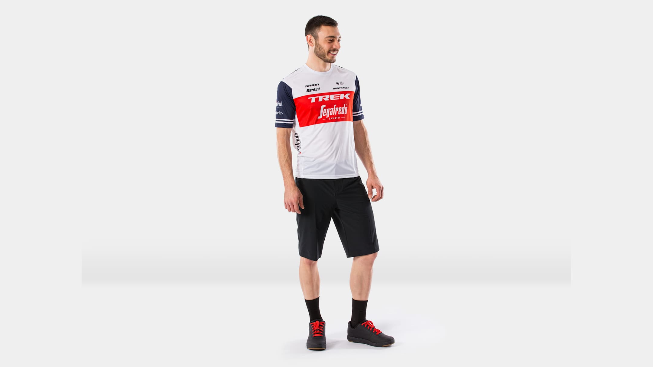 Santini Trek-Segafredo Men's Team Tech Tee - Trek Bikes (INE)