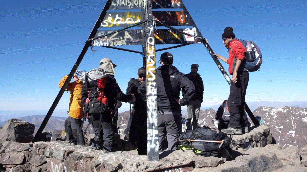 Expedição de Ascensão ao Monte Toubkal em 3 Dias