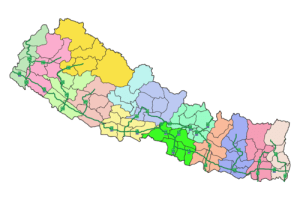 Map of Nepal