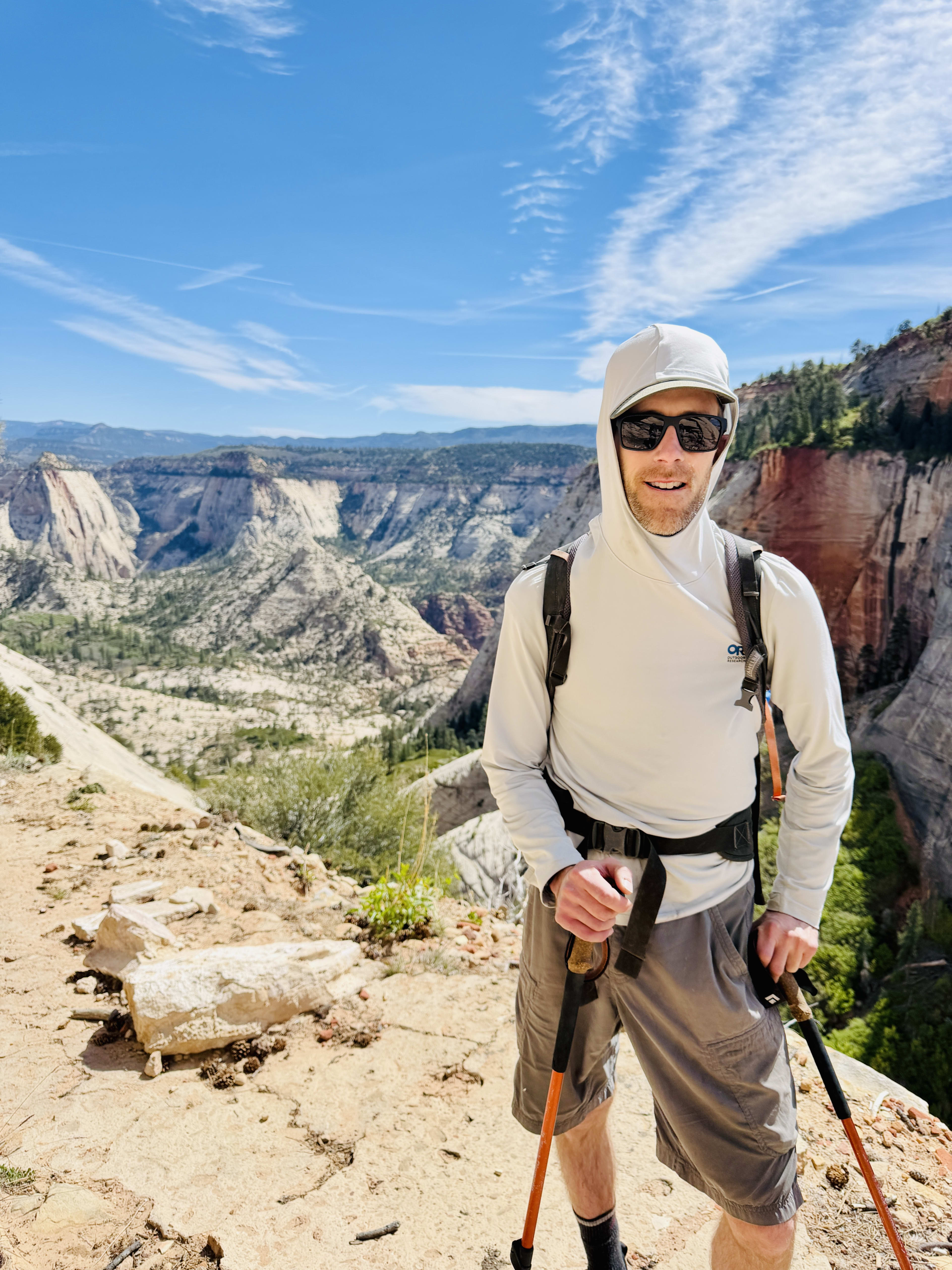 Bret on the Cabin Spring trail in Zion