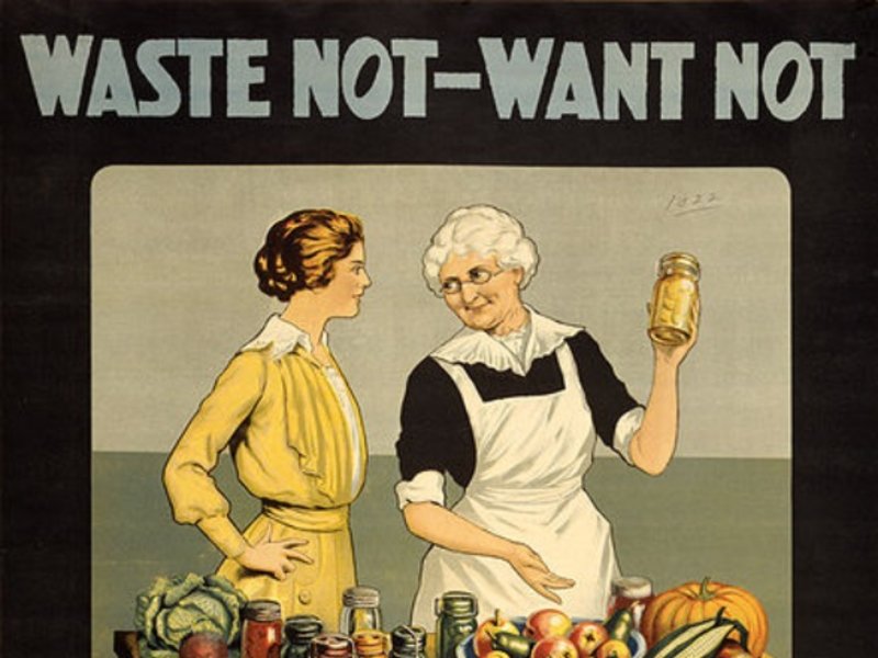 A quick history lesson in food waste