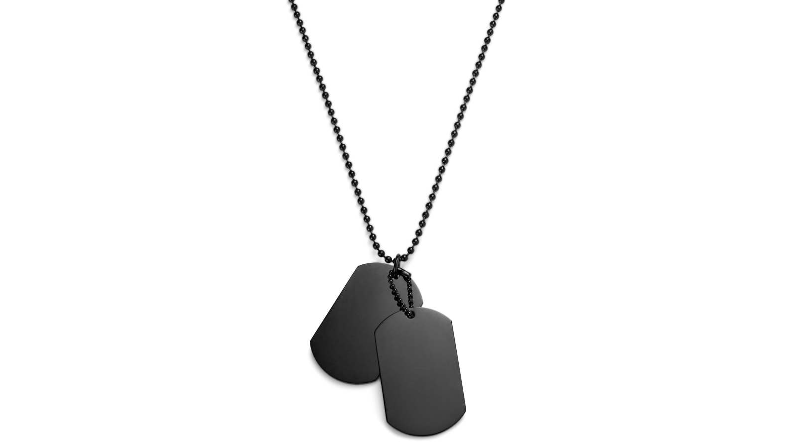 black dog chain necklace