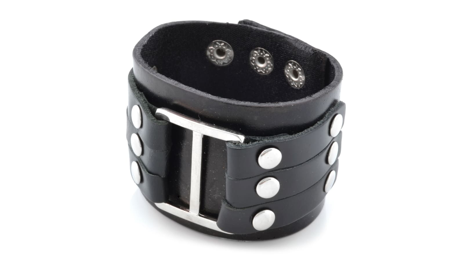 Hooked Black Leather Bracelet | In stock! | Collin Rowe