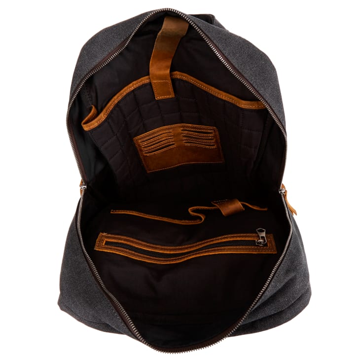 Sagan Grey & Tan Backpack | Salt & Hide