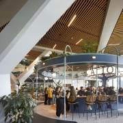 The overall design of the campus, dining spaces 
