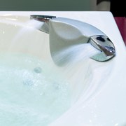 The detail of a tap - The detail bathtub, plumbing fixture, product design, tap, water, white