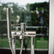 The detail of a tap - The detail black